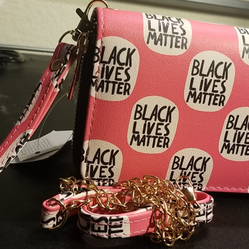 WRISTLET Black Lives Matter THEME wristlet, Purse, clutch, shoulder bag 💟